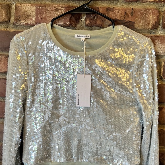 NWT Reformation Briar Knit Two Piece Set Size Smalll - Picture 3 of 13